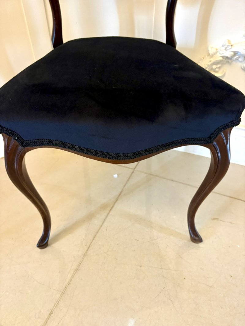 Superb Quality Set of Ten Antique Victorian Rosewood Dining Chairs - Image 10